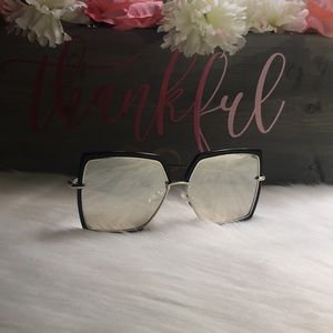 Mirror Sunglasses Oversized Sunglasses